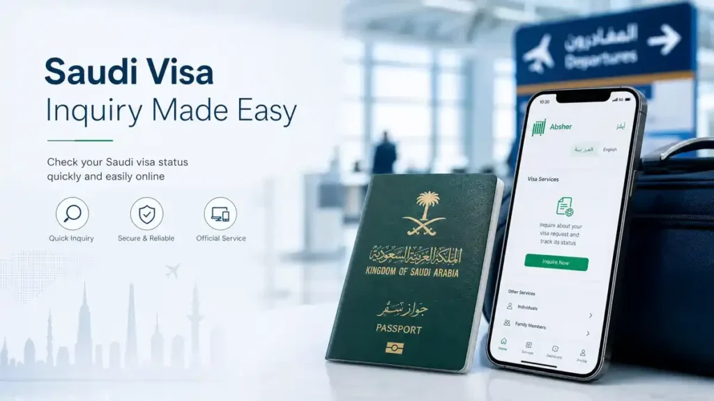 الاستعلام عن صلاحية تأشيرة خروج وعودة مقيم