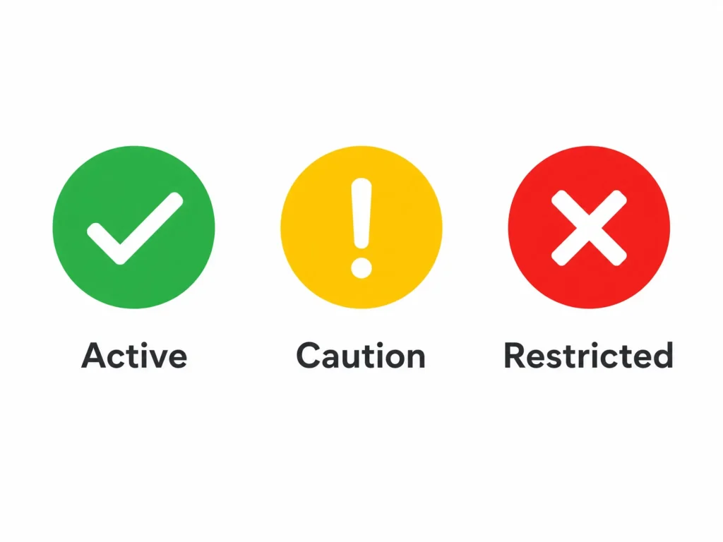 Iqama Status Colors