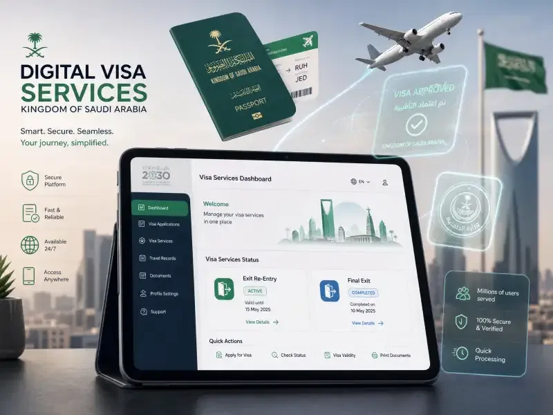 الخدمات المتاحة بعد تسجيل الدخول إلى مقيم