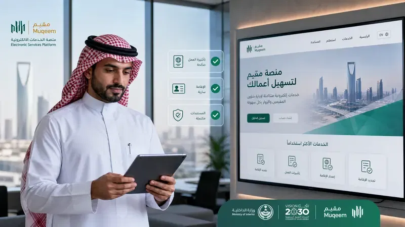 مقيم استعلام عن تأشيرة الخروج والعودة برقم الإقامة