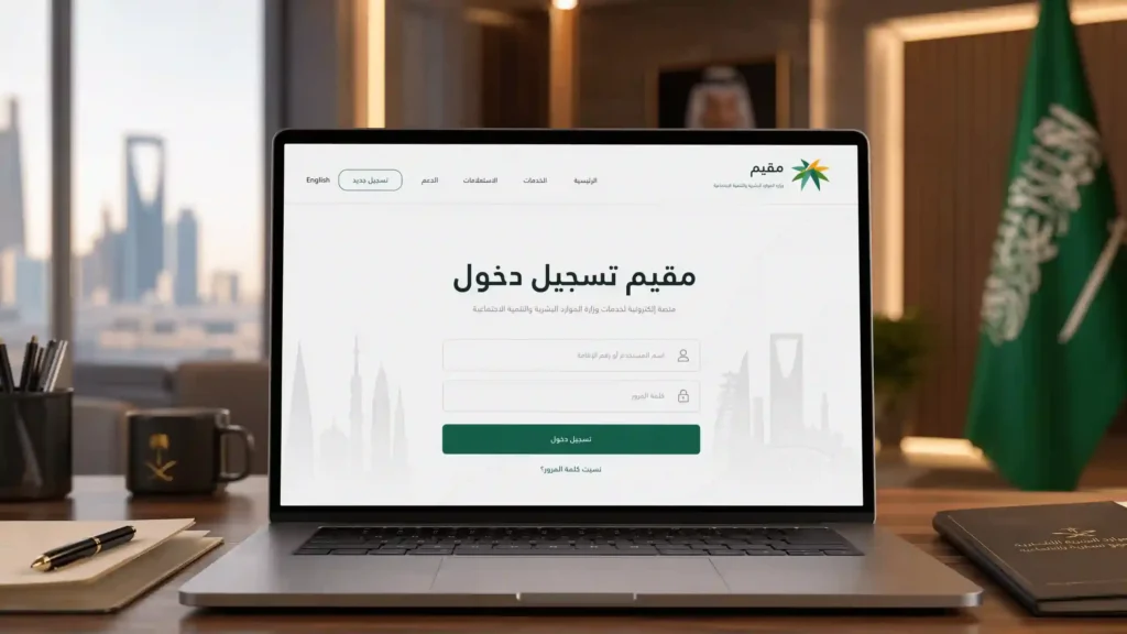 مقيم تسجيل دخول