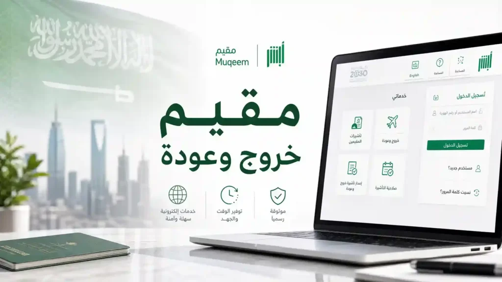 مقيم خروج وعودة