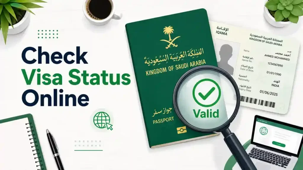 check visa status online