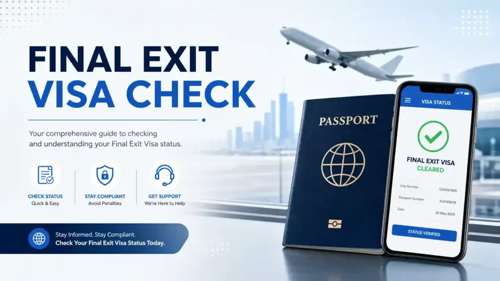 final exit visa check