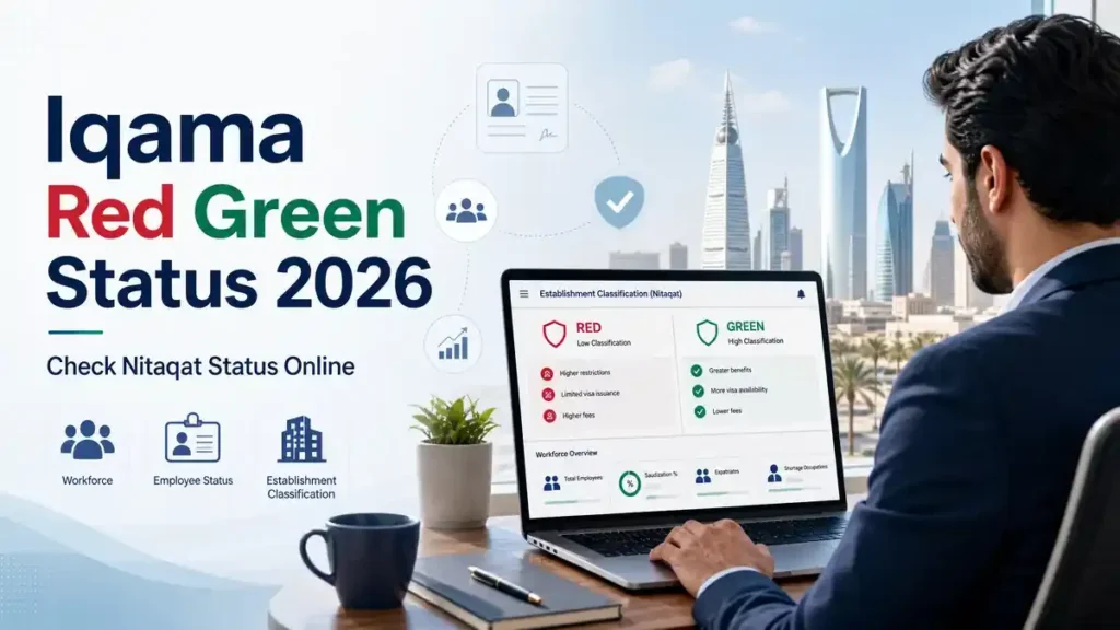 Iqama red green