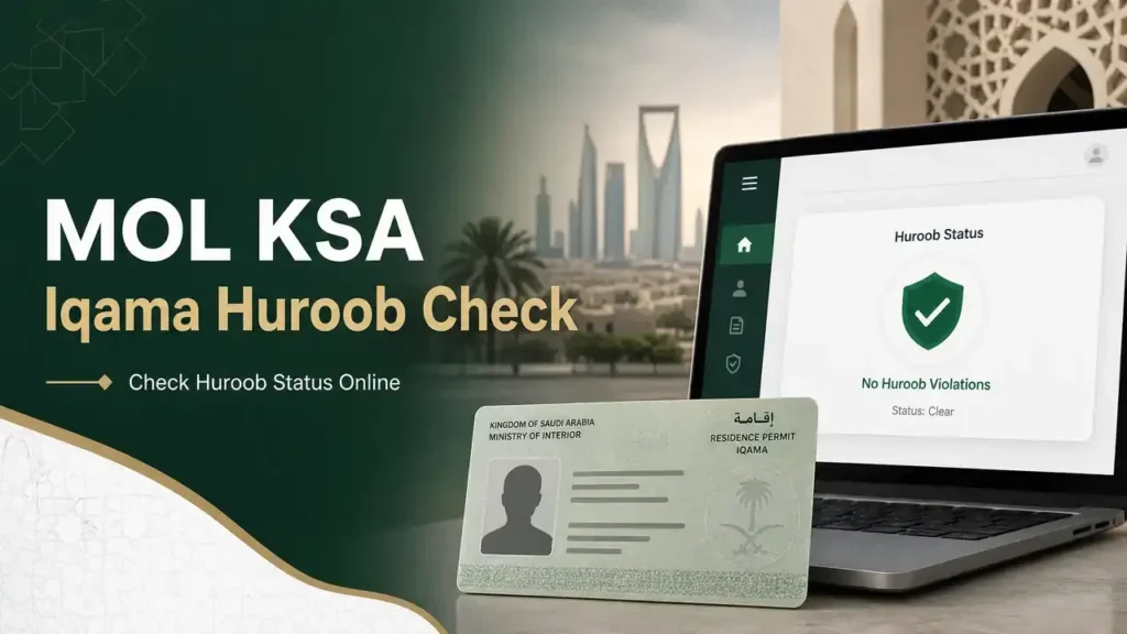 MOL KSA Iqama Huroob Check