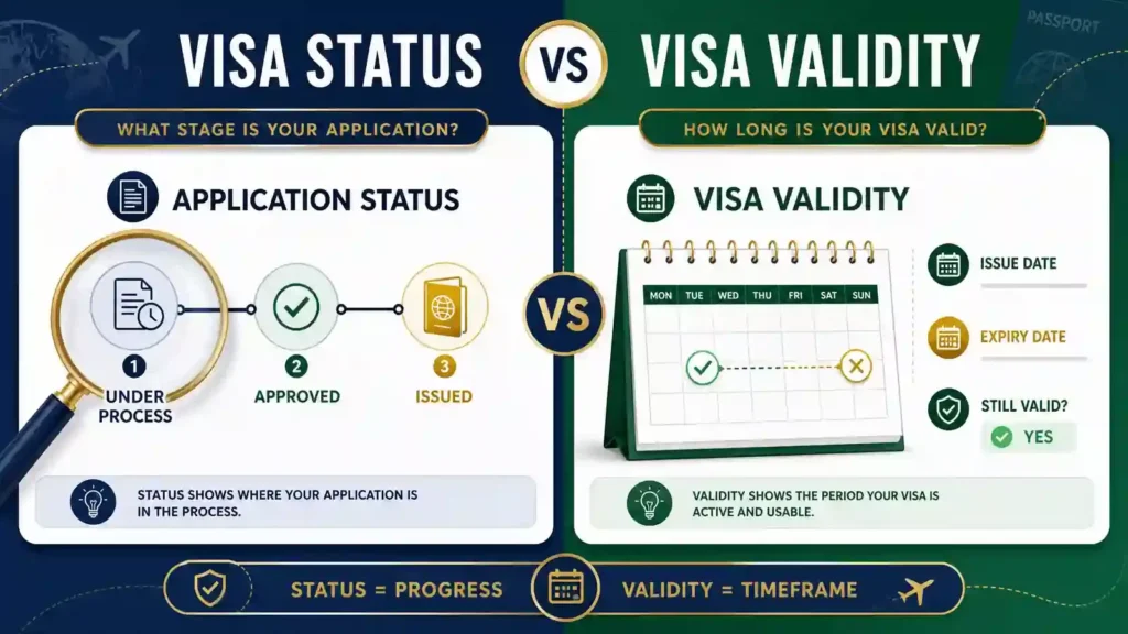 visa status vs visa validity