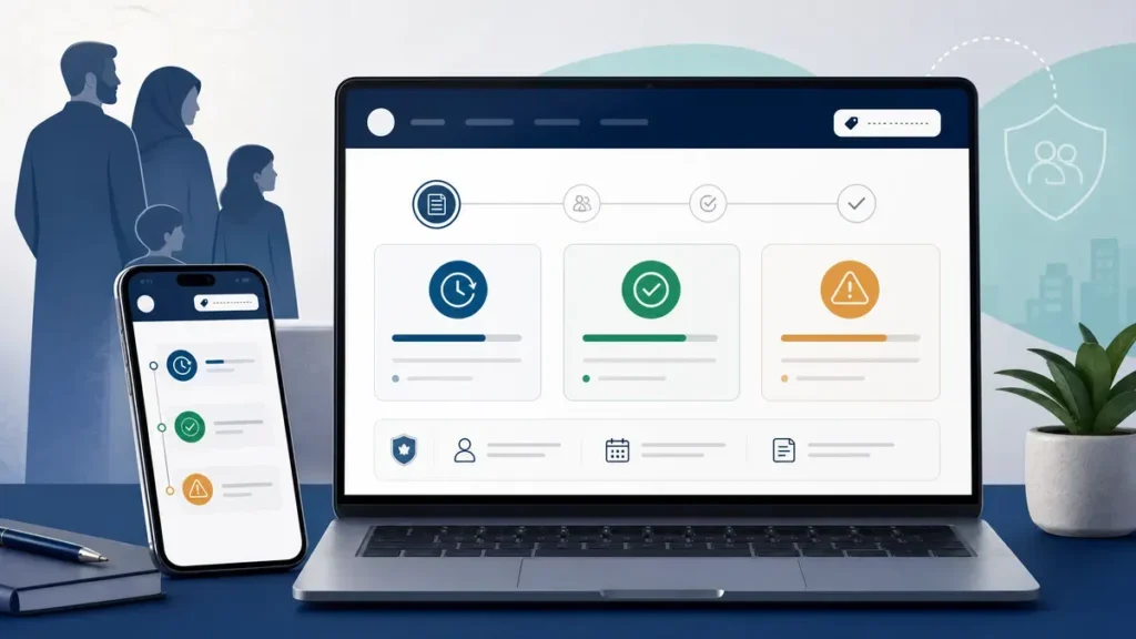 طريقة تقديم طلب استقدام عائلة مقيم
