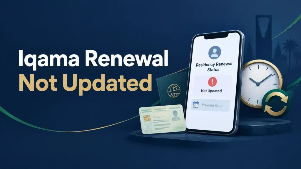 Iqama Renewal Not Updated