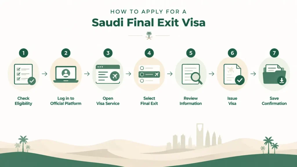 Saudi Final Exit Visa 2026
